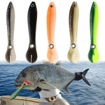 Moscow fishing tackles Soft Bait Silicone Fishing Lure (Pack of 12 )