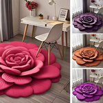 🌺 Floral Plush Diatomaceous Earth Floor Mat