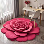 🌺 Floral Plush Diatomaceous Earth Floor Mat