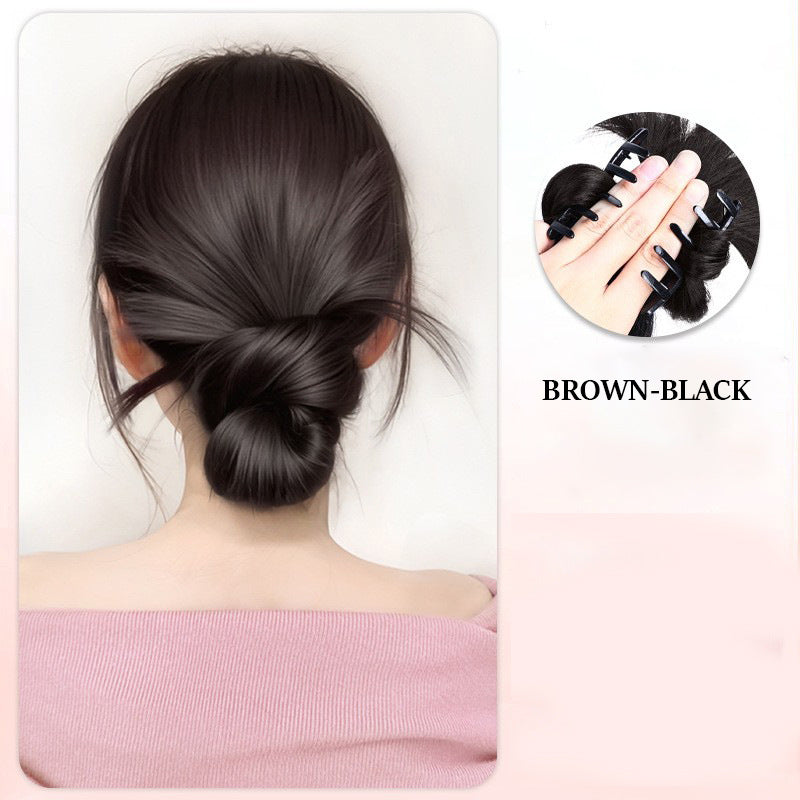 Clip-on Feathered Bun Wig BUY 1 GET 1 FREE