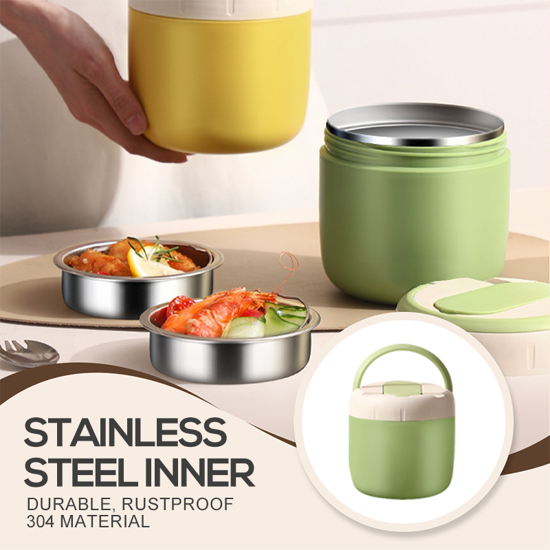 Portable Stainless Steel Thermal Lunch Box