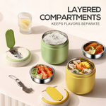 Portable Stainless Steel Thermal Lunch Box