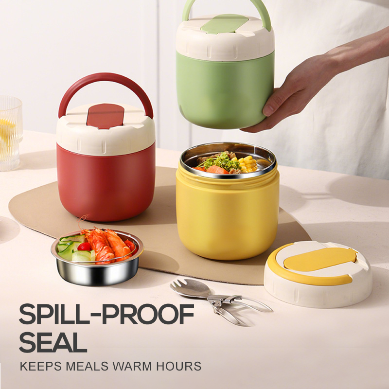 Portable Stainless Steel Thermal Lunch Box